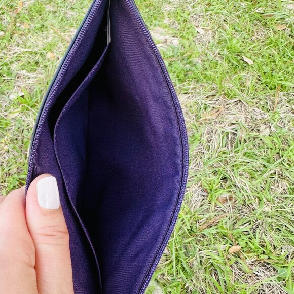 Coach F67523 purple snakeskin embossed tech pouch NWT MSRP $138 - Picture 9 of 12